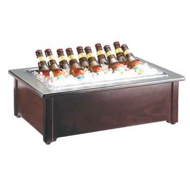 Cal-Mil 412-12-52 Westport Dark Wood Ice Housing with Clear Pan