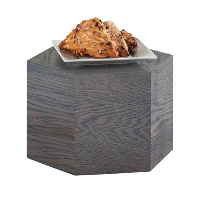 Cal-Mil 435-8-83 Ashwood Hexagon Oak Wood Riser - 12" X 8"
