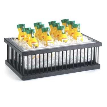 Cal-Mil 451-18 Ice Housing with Clear Pan - 26"W - Plastic, Black