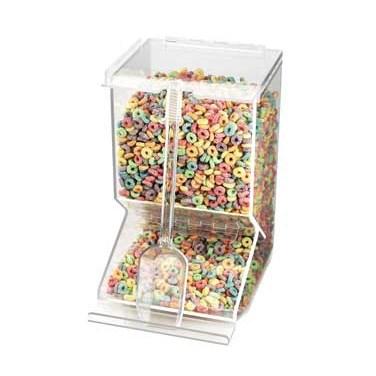 Cal-Mil 656 Bulk Cereal Dispenser, 7.4L Capacity, Clear Acrylic