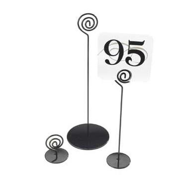 Cal-Mil 661-9-13 9" Number Card Holder - Steel, Black