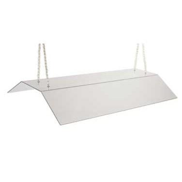 Cal-Mil 774-S 72" Double Face Suspended Acrylic Sneeze Guard