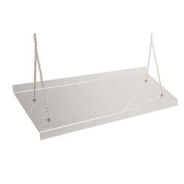 Cal-Mil 778-S 72" Single-Face Suspended Acrylic Sneeze Guard