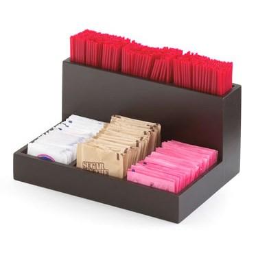 Cal-Mil 796-96 Coffee Condiment Center - Midnight Bamboo