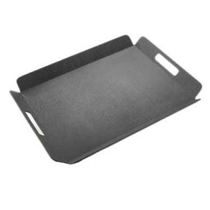 Cal-Mil 958-1-13 Rectangular Room Service Tray - 22.5" X 17", Plastic, Black