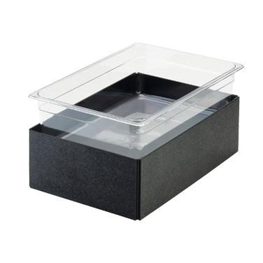 Cal-Mil BH4618-13 Beverage Ice Housing, Black