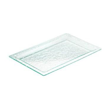 Cal-Mil GL11-43 13" X 21" Glacier Tray - Rectangular, Green Acrylic