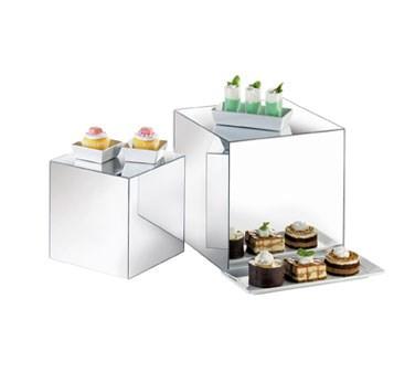 Cal-Mil MC700 Mirror Display Riser Cubes - Nestable, Acrylic, Clear