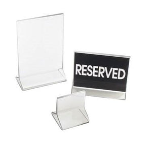 Cal-Mil P406 Classic Card Holder, 4" X 7"H, Standard, Clear Acrylic