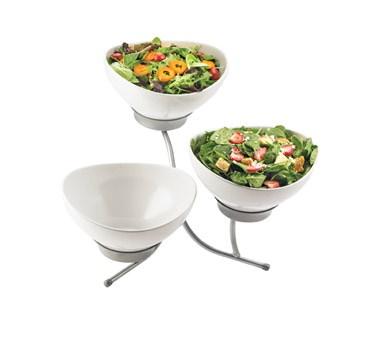 Cal-Mil SR701-39 3 Tier Sierra Tulip Display - Melamine, Platinum