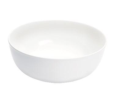 Cal-Mil SR851 13" Round Sierra Bowl - 7 Qt., Melamine, White