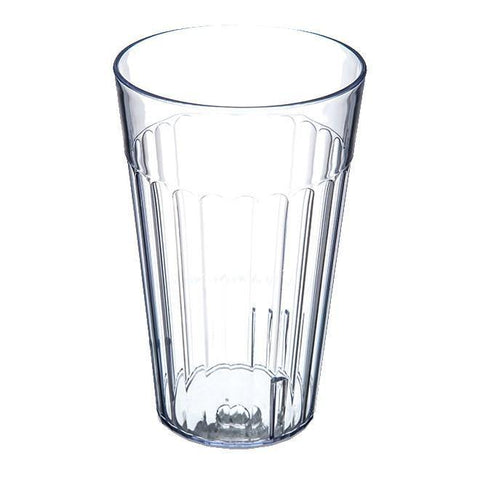 Carlisle 013207 Bistro Tumbler, 32 Oz, Fluted, Clear