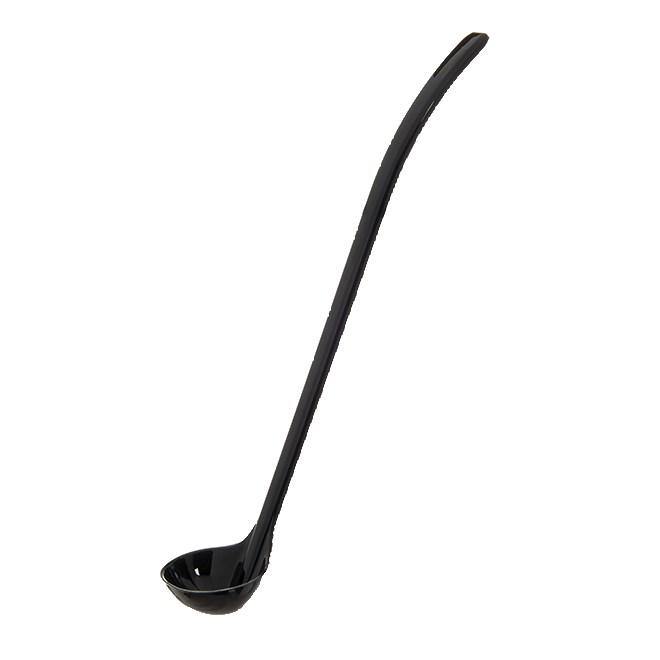 Carlisle 029603 Carly Plastic Ladle 1 Oz., Black