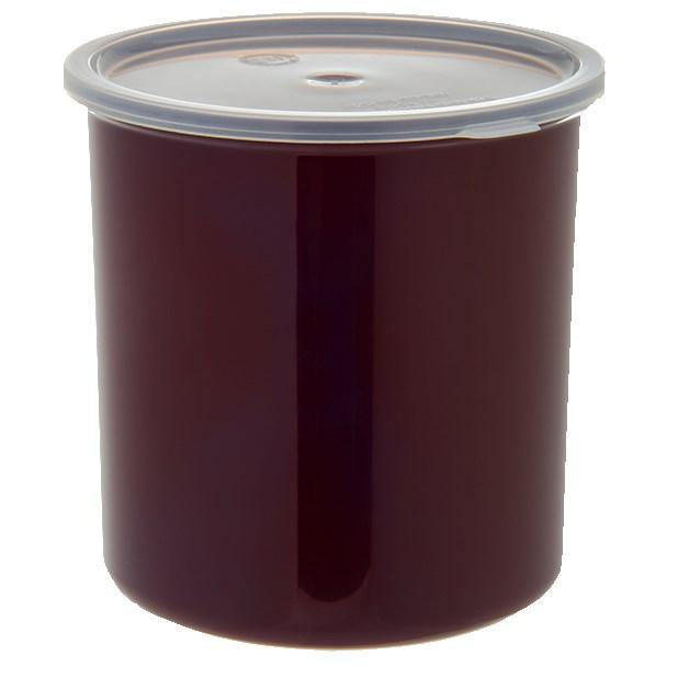 Carlisle 030201 2.7 Qt Classic Crock, Snapon Lid, Brown