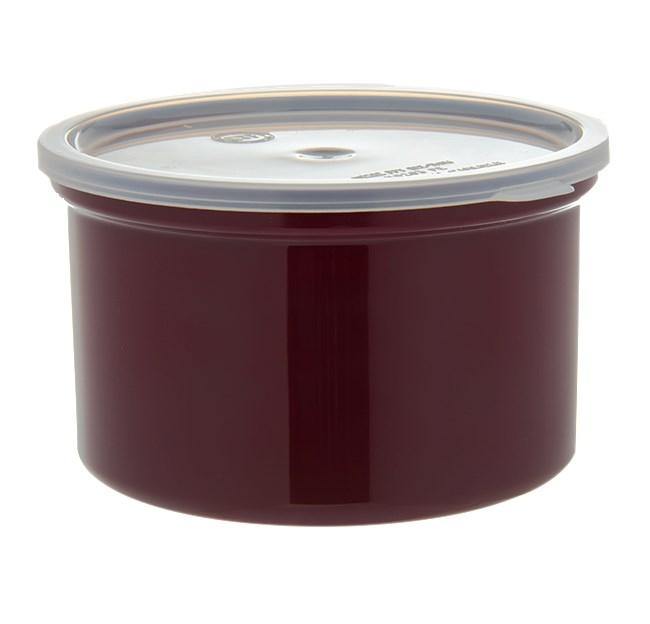 Carlisle 031601 1.5 Qt. Brown Classic Crock with Lid