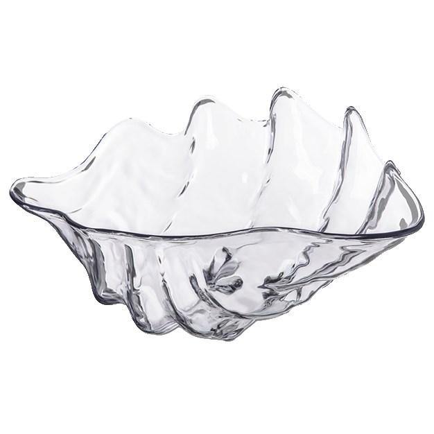 Carlisle 034407 Buffet Clam Shelll, 160 oz, Clear