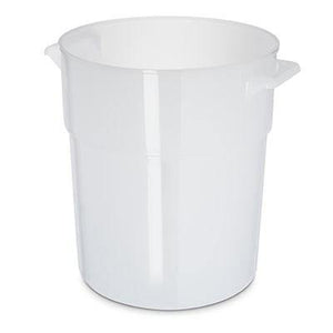 Carlisle 035002 3.5 Qt. White Round Food Storage Container