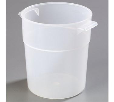 Carlisle 035530 3.5 Qt. Translucent Round Food Storage Container