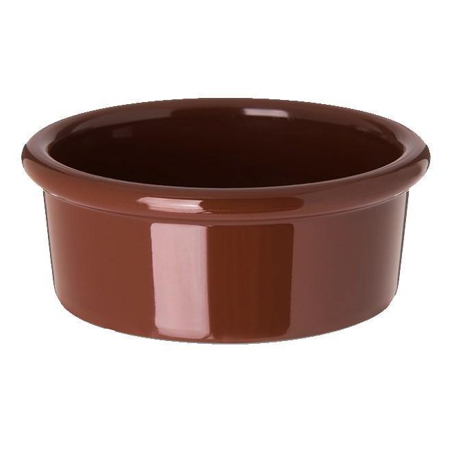 Carlisle 036228 Ramekin, 2-1/2 oz., 3" dia., lenox brown, NSF