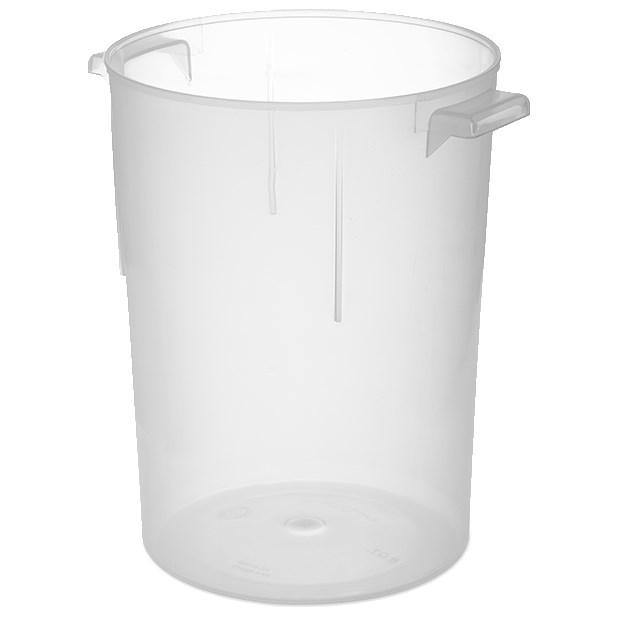Carlisle 080530 8 Qt Round Bain Marie Container - Polypropylene, Translucent