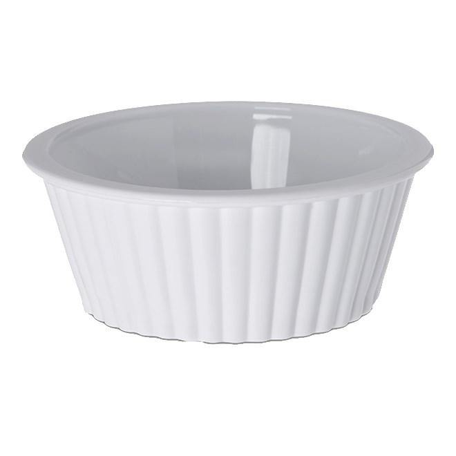 Carlisle 084402 Ramekin, 2 oz., fluted, white, NSF