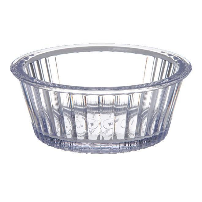 Carlisle 084407 Ramekin, 2 oz., fluted, clear, NSF