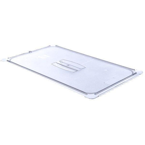 Carlisle 10210U07 Storplus Full Size Clear Universal Handled Lid