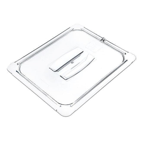 Carlisle 10230U07 Storplus 1/2 Size Clear Universal Handled Lid