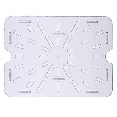 Carlisle 1023507 Storplus 1/2 Size Clear Polycarbonate Drain Tray