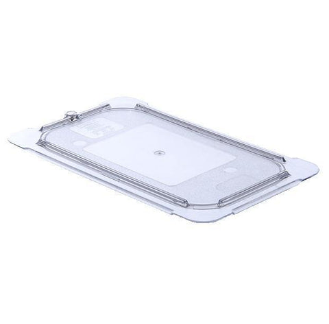 Carlisle 10296U07 Storplus 1/4 Size Clear Universal Flat Lid