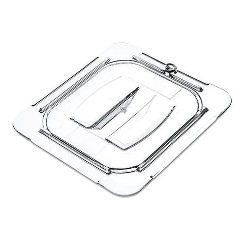 Carlisle 10310U07 Storplus 1/6 Size Clear Universal Handled Lid