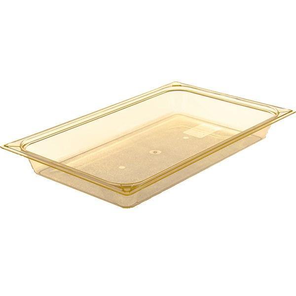 Carlisle 10400B13 Storplus Full Size Amber High Heat Food Pan - 2-1/2" Deep