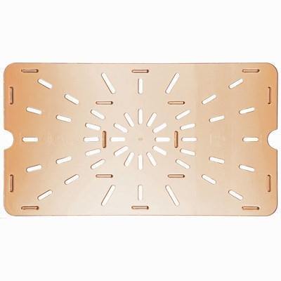 Carlisle 1041513 Storplus Full Size Amber High Heat Drain Tray