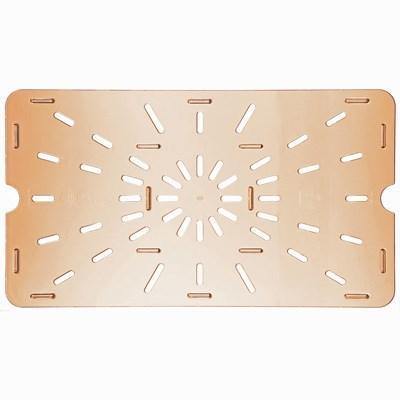 Carlisle 1041513 Storplus Full Size Amber High Heat Drain Tray