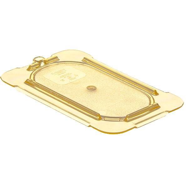 Carlisle 10536U13 Storplus 1/9 Size Amber Universal High Heat Flat Lid