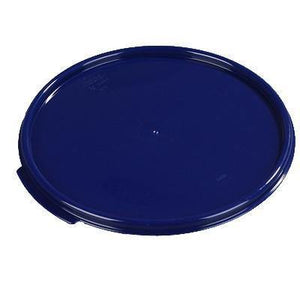 Carlisle 1077360 Storplus Blue Lid For 12, 18, 22 Qt. Clear Round Containers