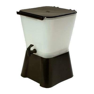 Carlisle 1082003 3 Gallon Black Square Beverage Dispenser