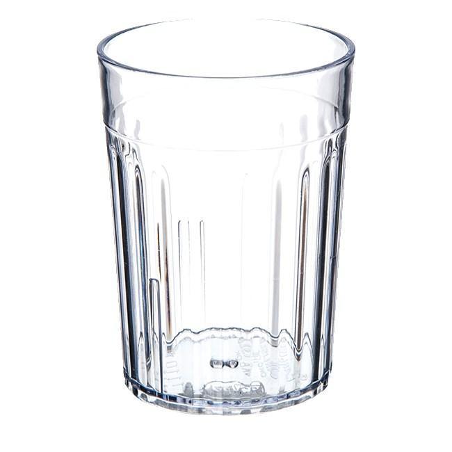 Carlisle 111007 Bistro™ Tumbler, 10 oz., fluted, clear