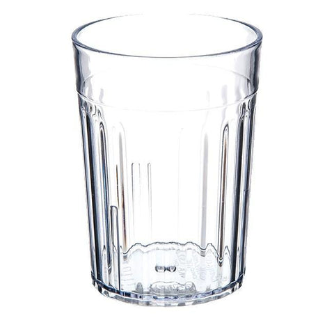 Carlisle 111007 Bistro™ Tumbler, 10 oz., fluted, clear