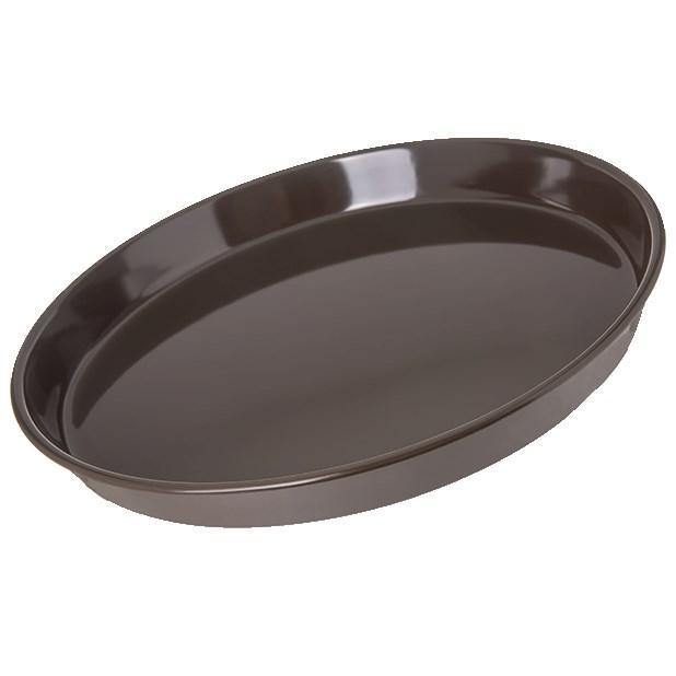 Carlisle 130001 Bar Tray, 13" dia., round, melamine, brown, NSF
