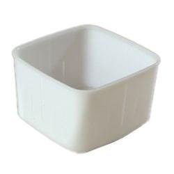 Carlisle 153202 Storplus 2 Qt Square Food Storage Container - Polyethylene, White