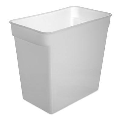 Carlisle 162902 Storplus 18 Qt Square Food Storage Container - Polypropylene, White