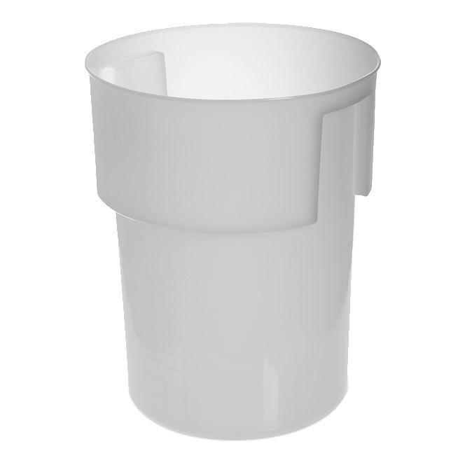 Carlisle 220002 22 Qt. White Round Food Storage Container