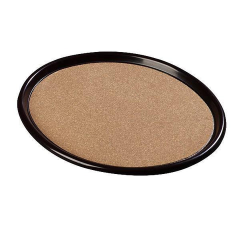 Carlisle 282301 Oval Serving Tray - 28 X 23" Cork Liner, Brown