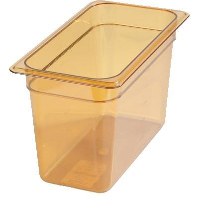 Carlisle 3086913 Storplus 1/3 Size Amber High Heat Food Pan - 8" Deep