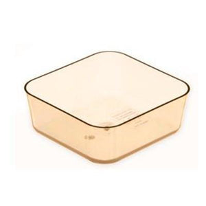 Carlisle 3087113 Storplus Divider Insert For High Heat Food Pan - 1/6 Size, 2-1/2"D, Amber