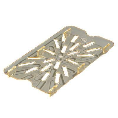 Carlisle 3089513 Storplus 1/4 Size Amber High Heat Drain Tray