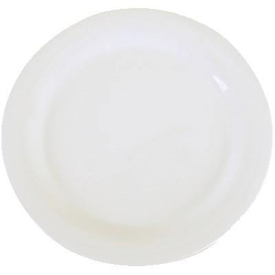 Carlisle 3300203 Sierrus 10-1/2" Black Narrow Rim Melamine Plate