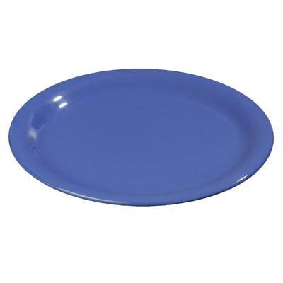 Carlisle 3300414 Sierrus 9" Ocean Blue Narrow Rim Melamine Plate