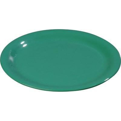 Carlisle 3300609 Sierrus 7-1/4" Meadow Green Narrow Rim Melamine Salad Plate